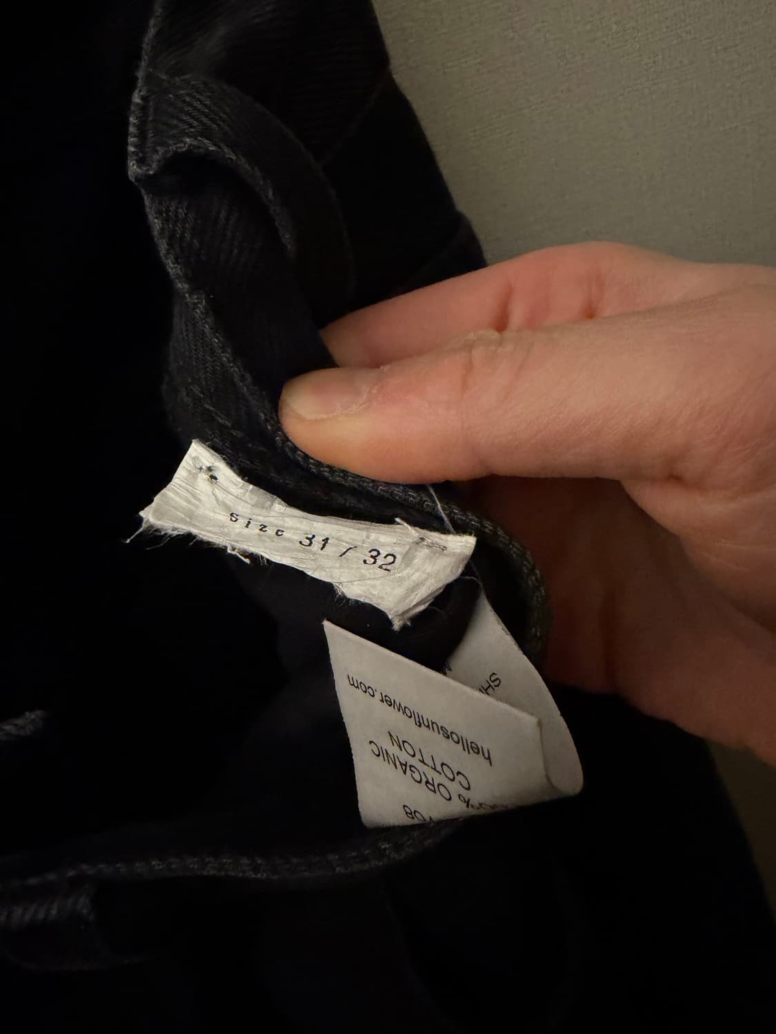 선플라워 sunflower 루즈핏 블랙진 31 상품이미지5