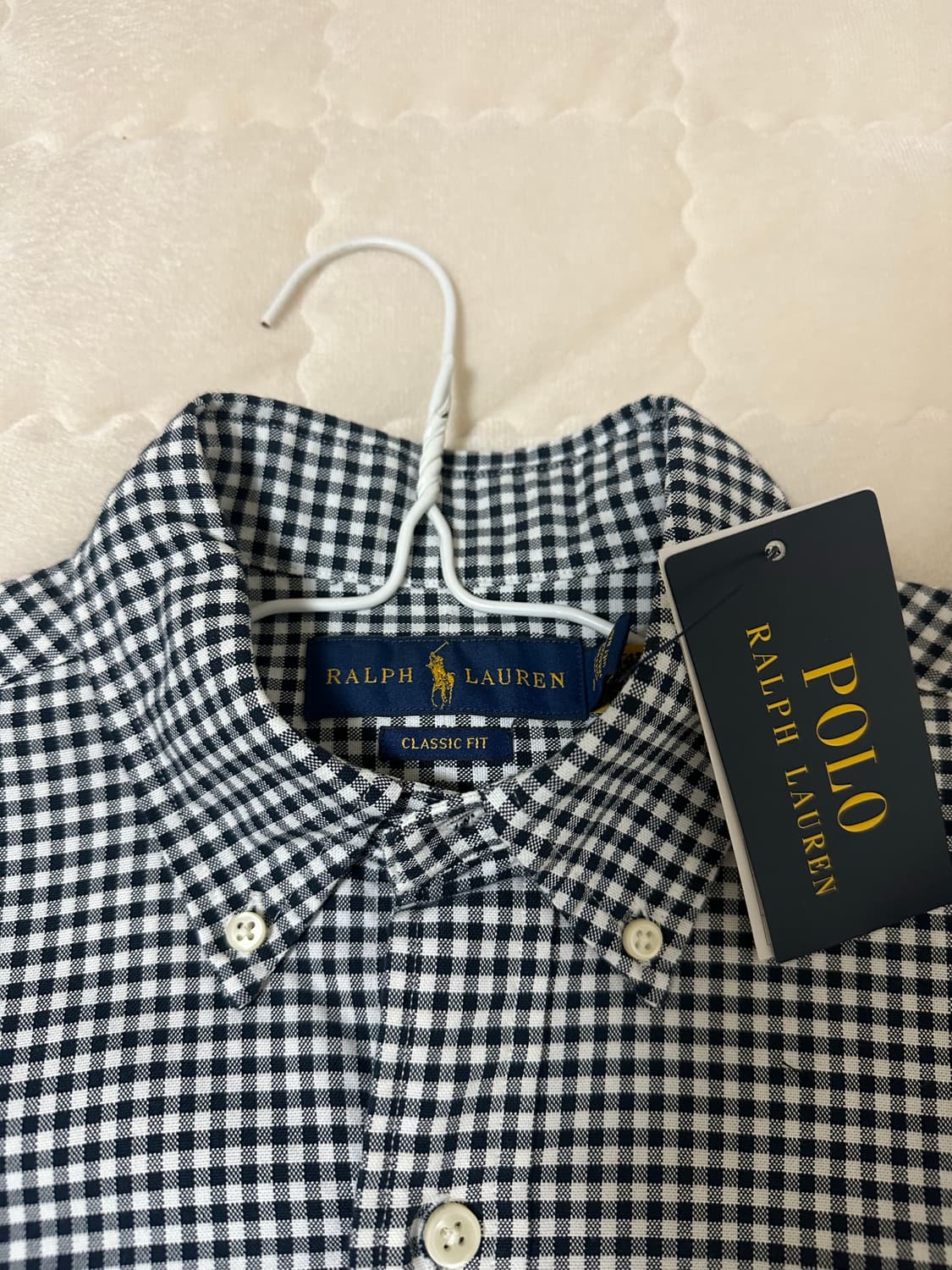 랄프로렌 체크셔츠 클래식핏 S (새상품) 상품이미지5