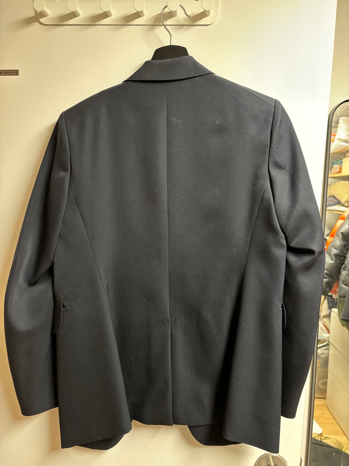 [M] 유니클로 +J 울테일러드재킷 셋업 네이비 상품이미지5