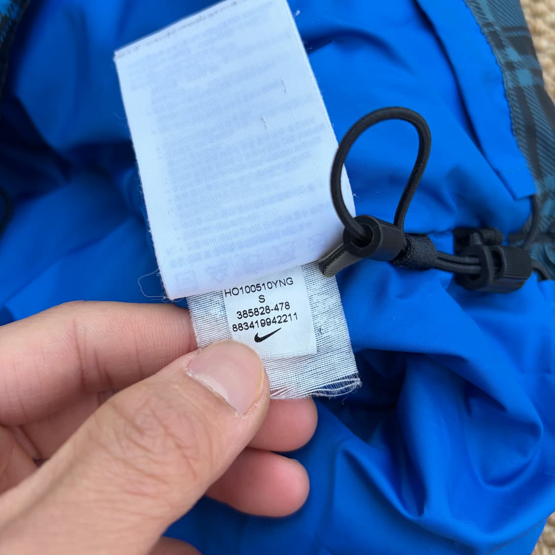 나이키 ACG 800 구스 타탄체크 패턴 패딩 상품이미지5