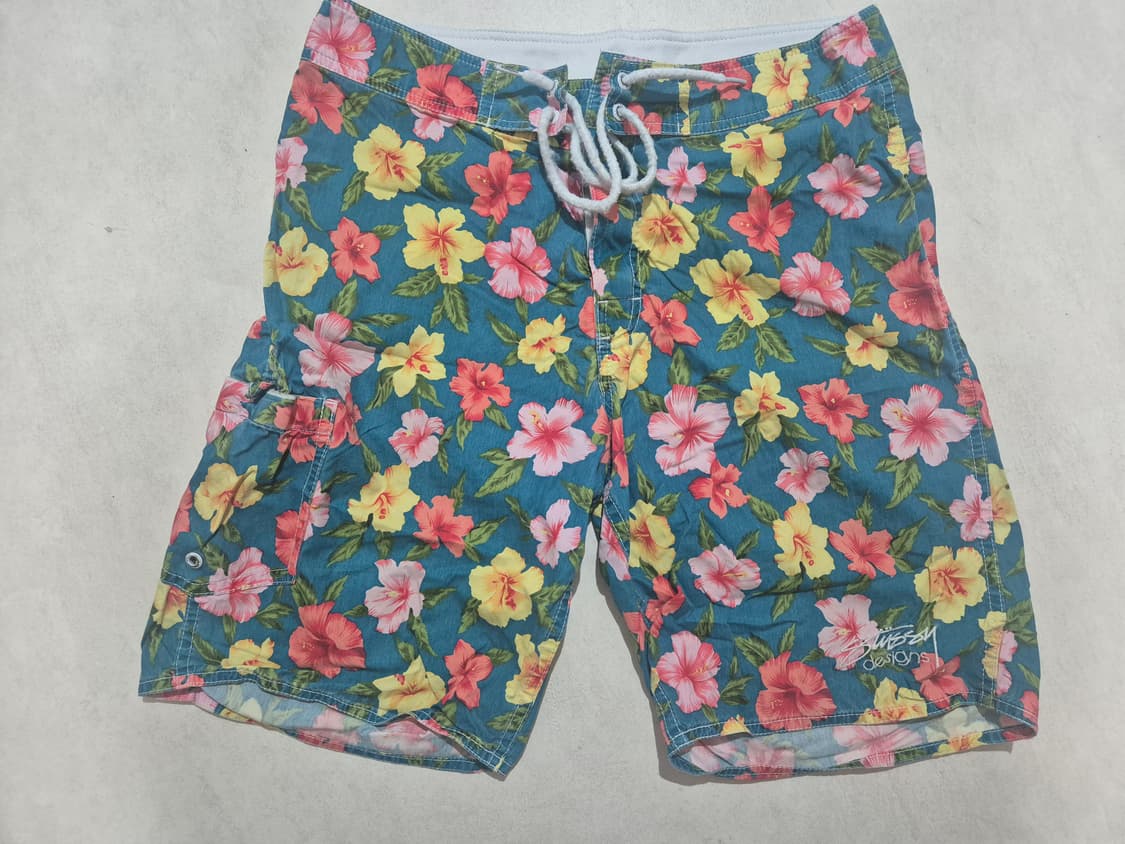 Stussy Floral Shorts w30 오혁 착용 상품이미지1