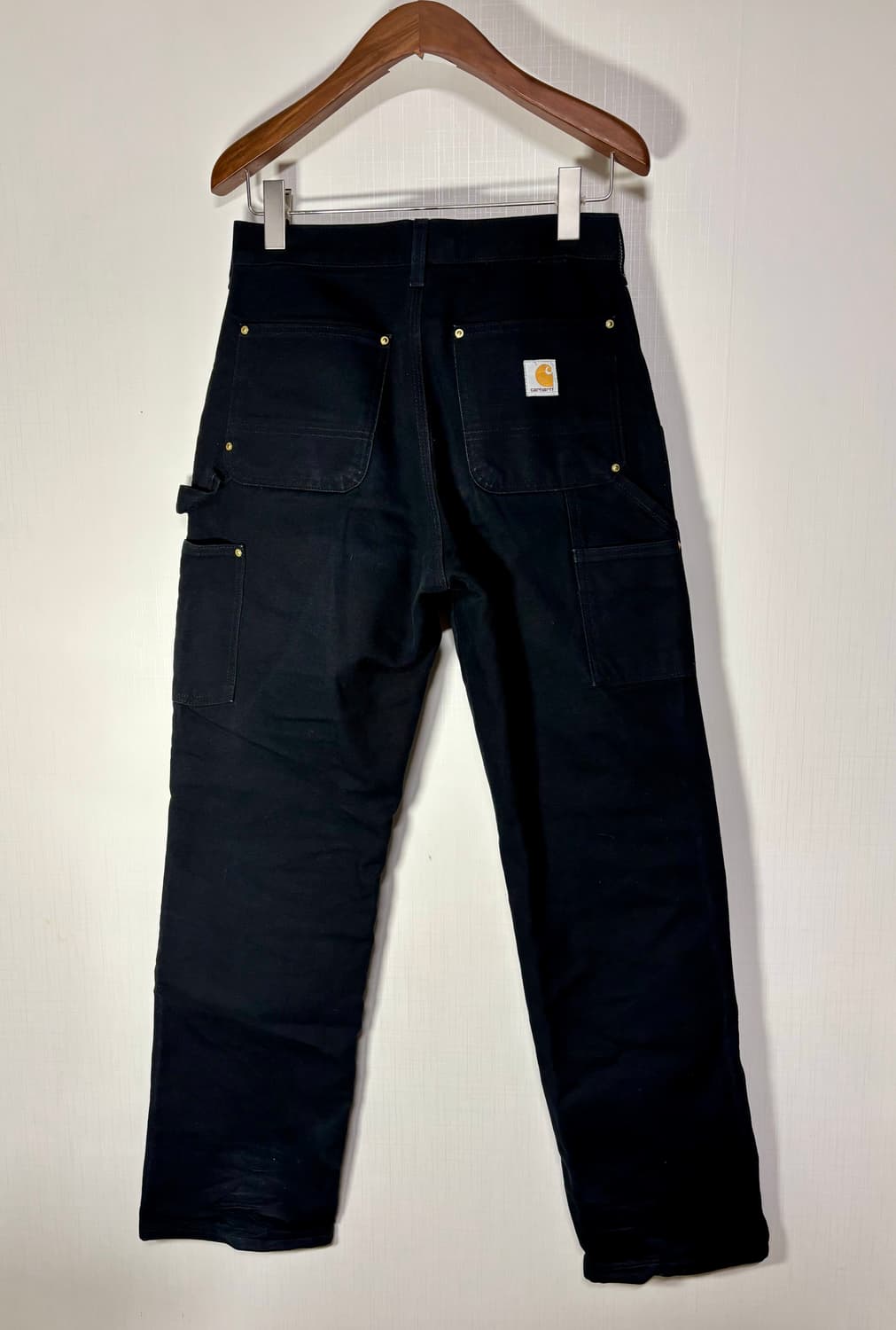 29)00s USA 칼하트 빈티지 더블니 팬츠 블랙 상품이미지3