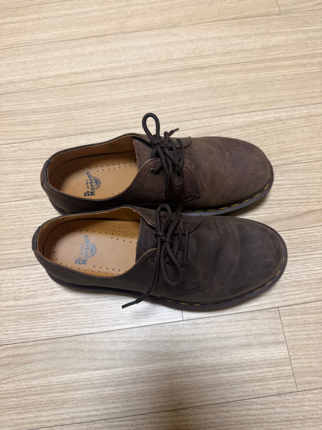 uk6,250) 닥터마틴 1461 크레이지호스 브라운 상품이미지2