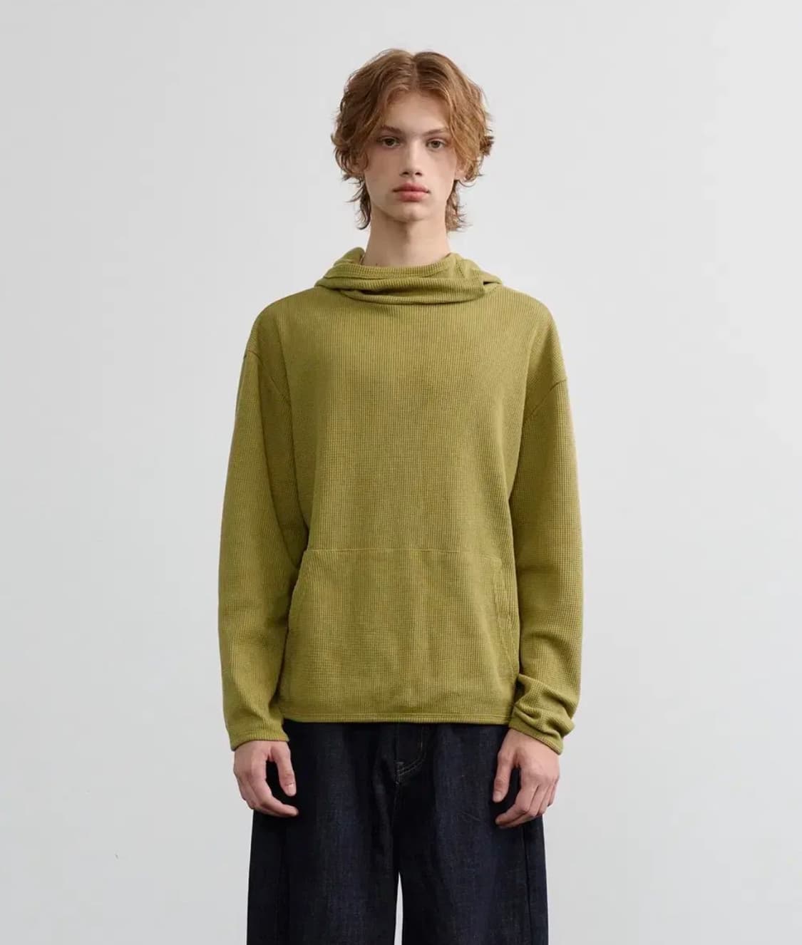 1 노운 waffle hooded t-shirts (avocado) 상품이미지1