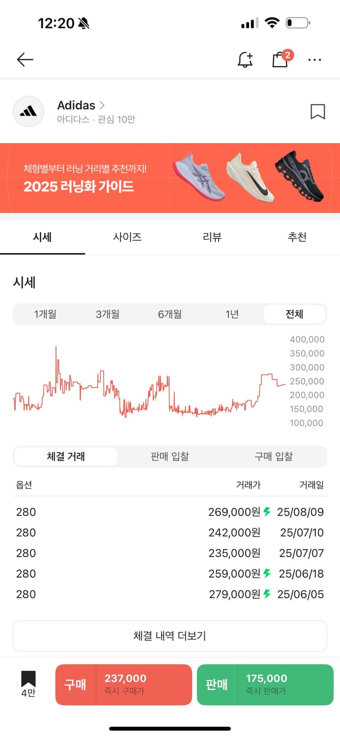 아디다스 토바코 버건디[280] 상품이미지5