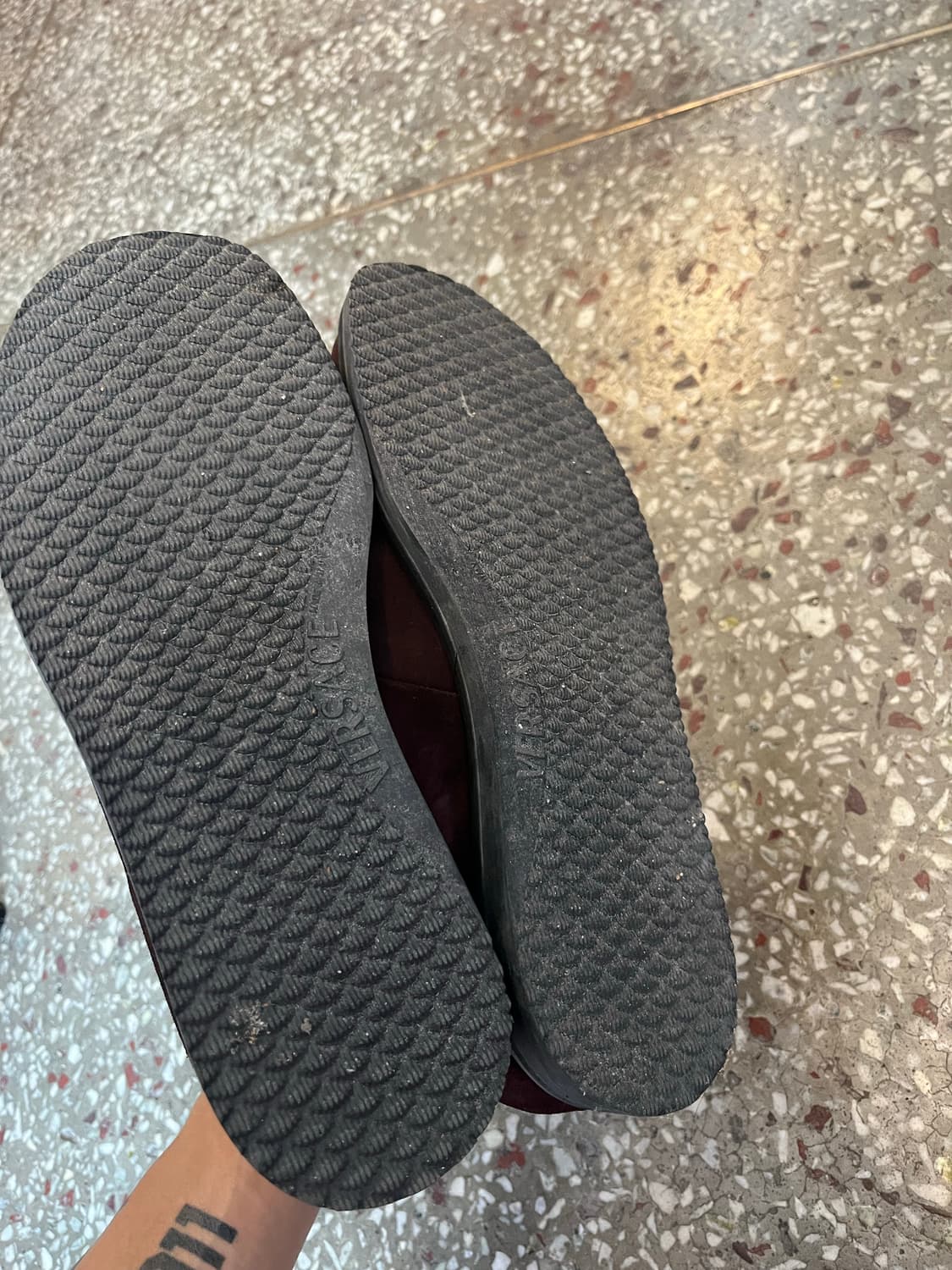 지아니 베르사체 메두사 스웨이드 목토 부츠 상품이미지8