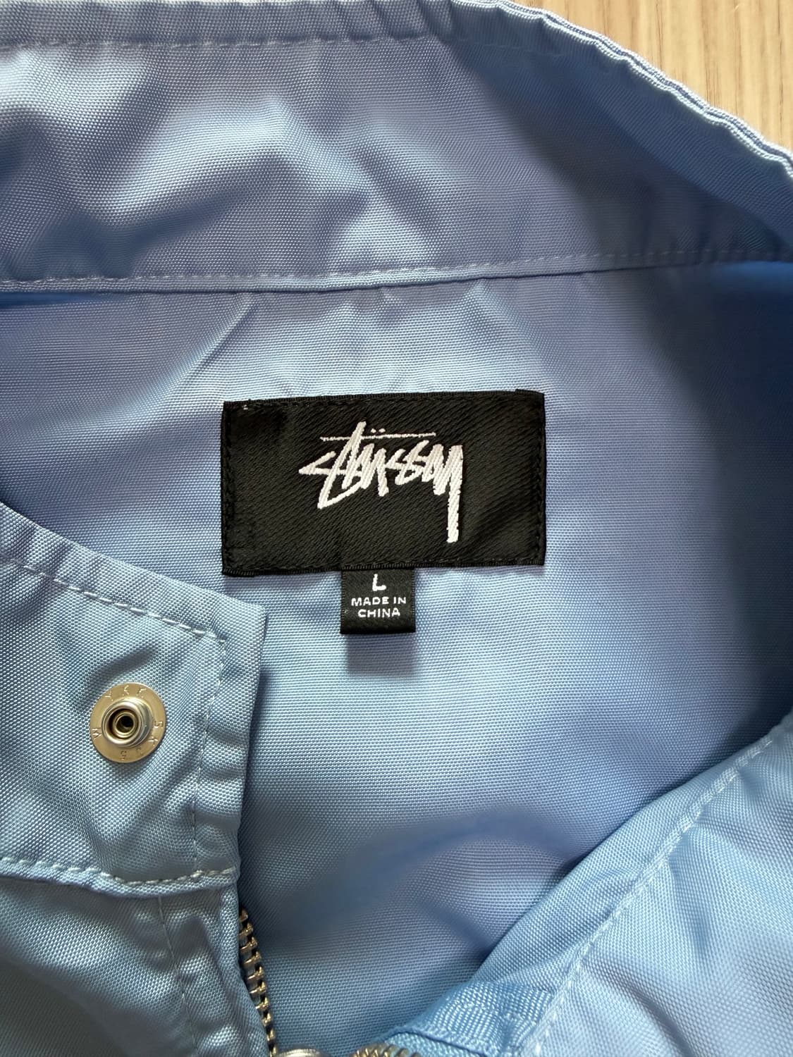 스투시 서프 팀 해링턴 자켓 라이트 블루 L 상품이미지3