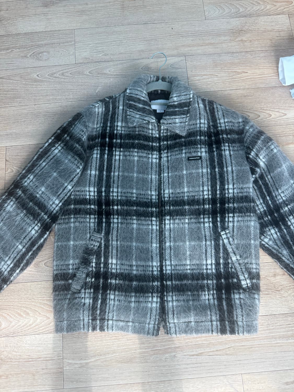 디스이스네버뎃 체크 점퍼 상품이미지1