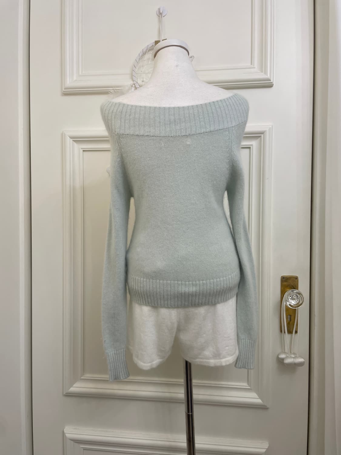 white angora banding mini pants 상품이미지8