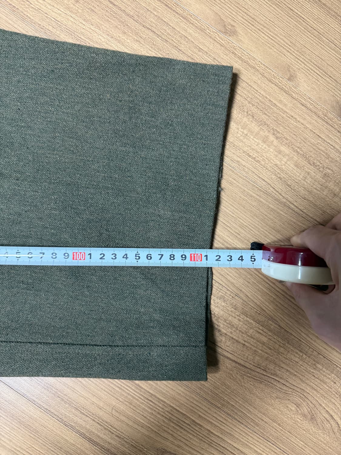 렉토 벨트 디테일 하이웨스트 카키 M사이즈 상품이미지3