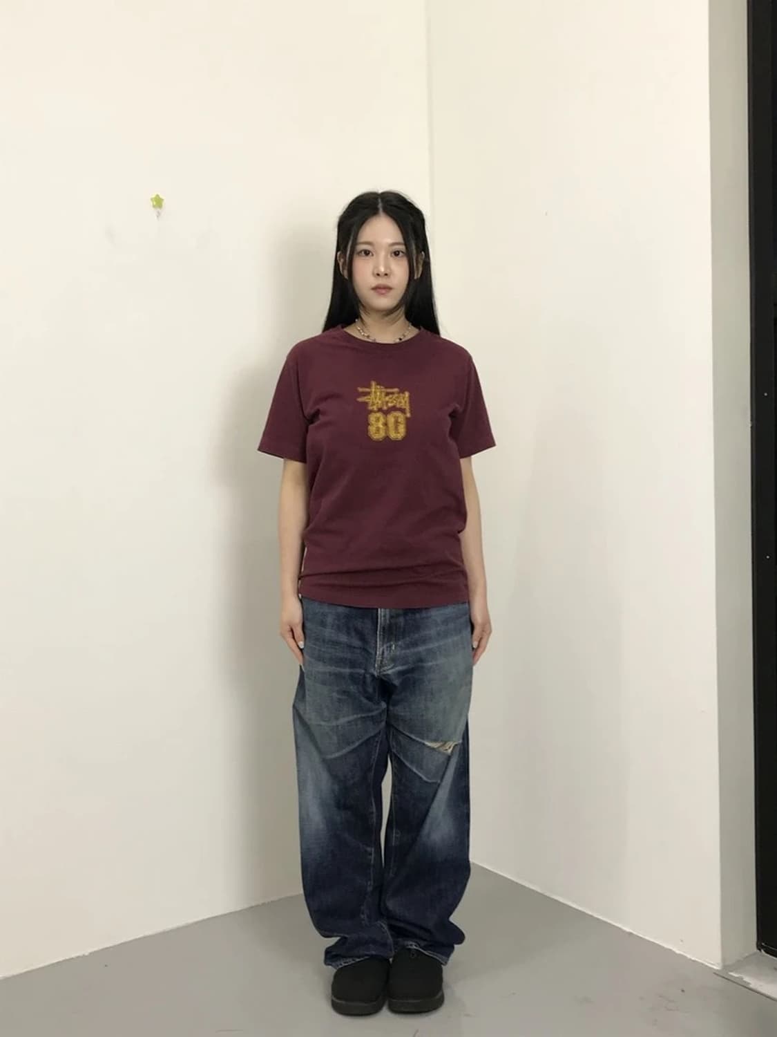 00's Stussy USA Logo Graphic T-Shirt 상품이미지1