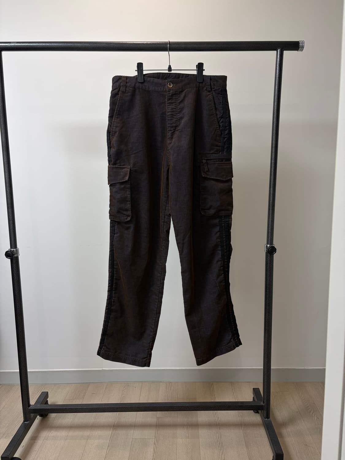 (34) Speedo 스피도 브라운 코듀로이 올드스쿨 힙합 팬츠 상품이미지1