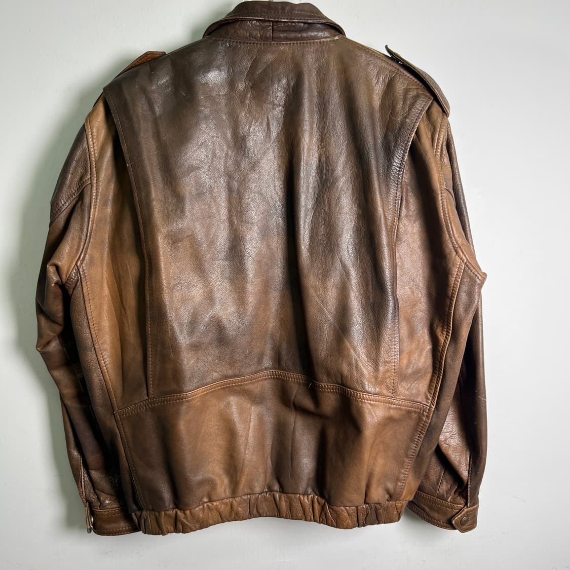 VTG 빈티지 A-2 레더 플라이트 자켓 L 상품이미지6