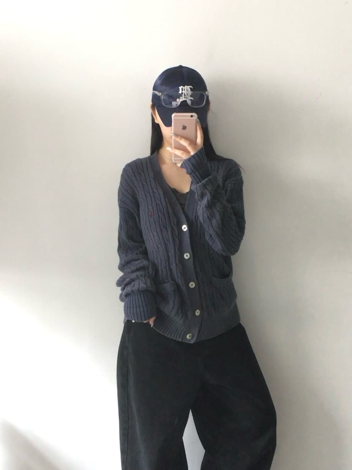 폴로 케이블 니트가디건 상품이미지2