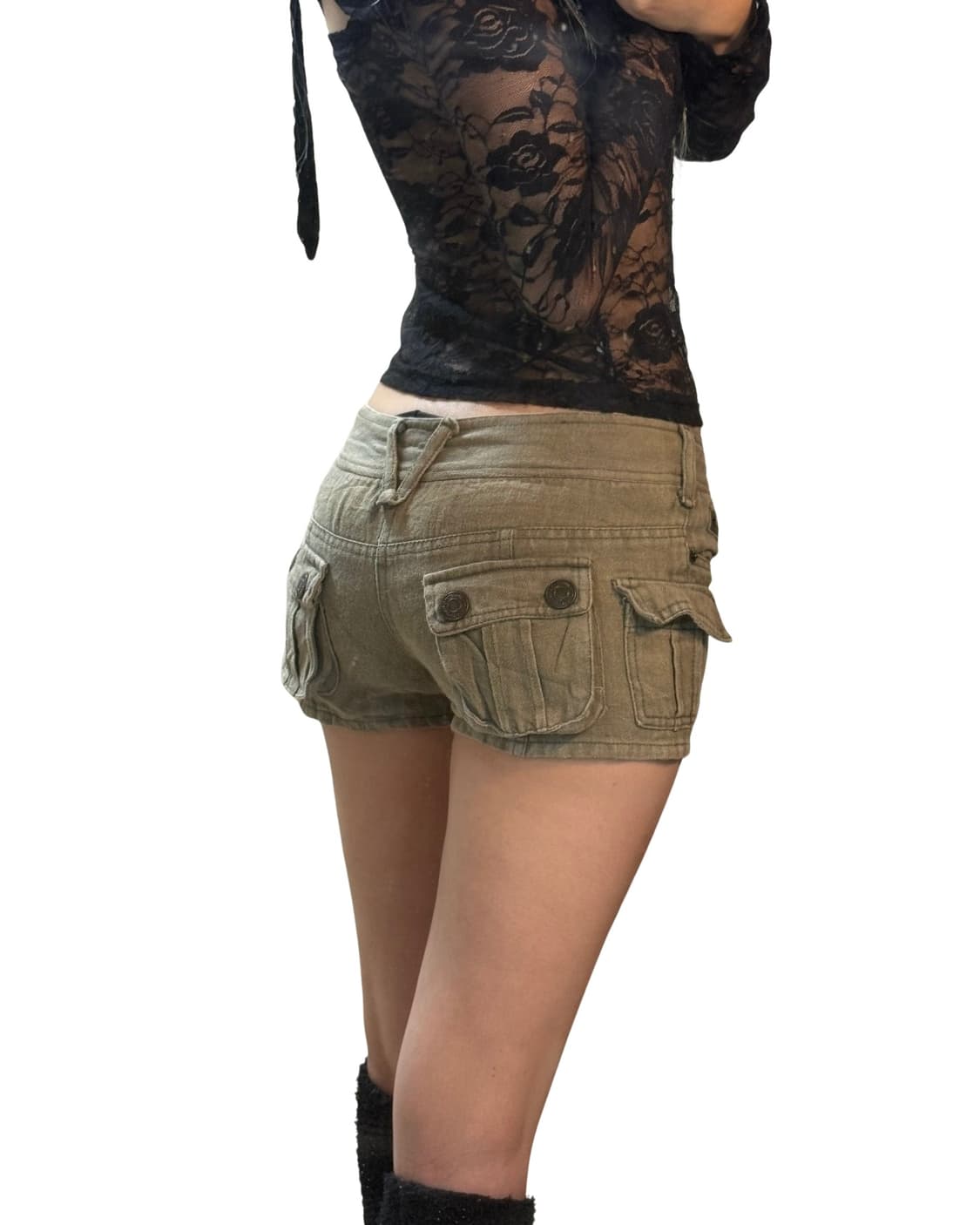 빈티지 갸루맛 숏츠 상품이미지2