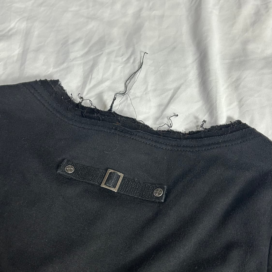 [OZZ CROCE] 오즈크로스 고딕 펑크 셔링 롱슬리브 상품이미지5