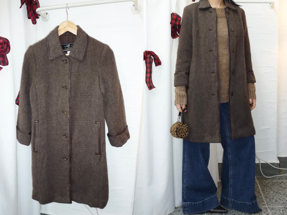 Brown vintage coat 상품이미지1