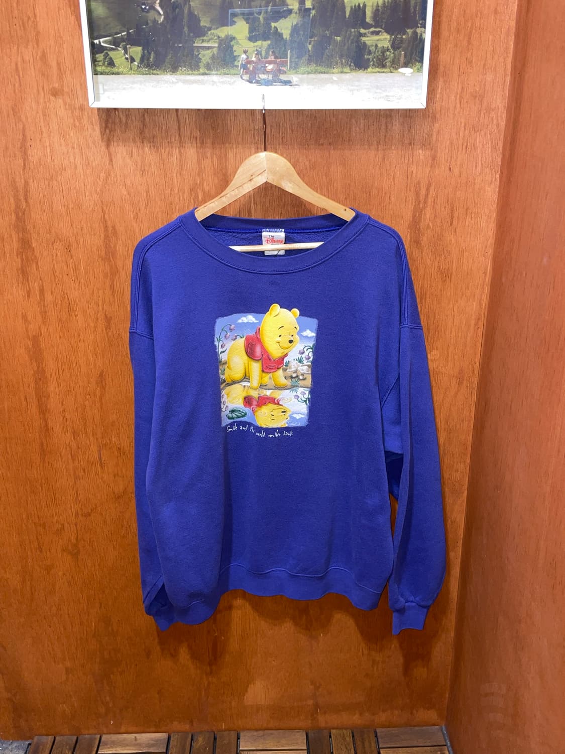 (XL) Disney pooh 디즈니 곰돌이푸 프린팅 스웻셔츠 맨투맨 상품이미지2