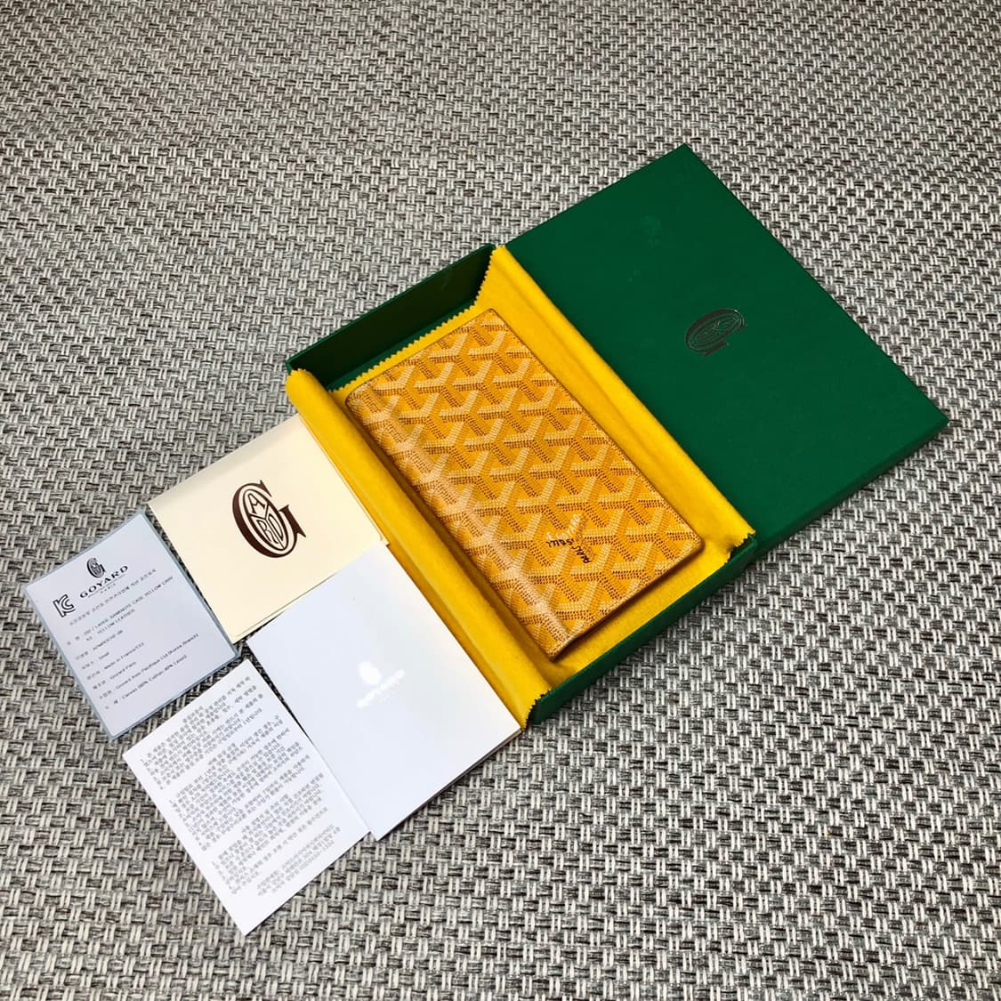 고야드 생로슈 장지갑 스페셜 옐로우 상품이미지2