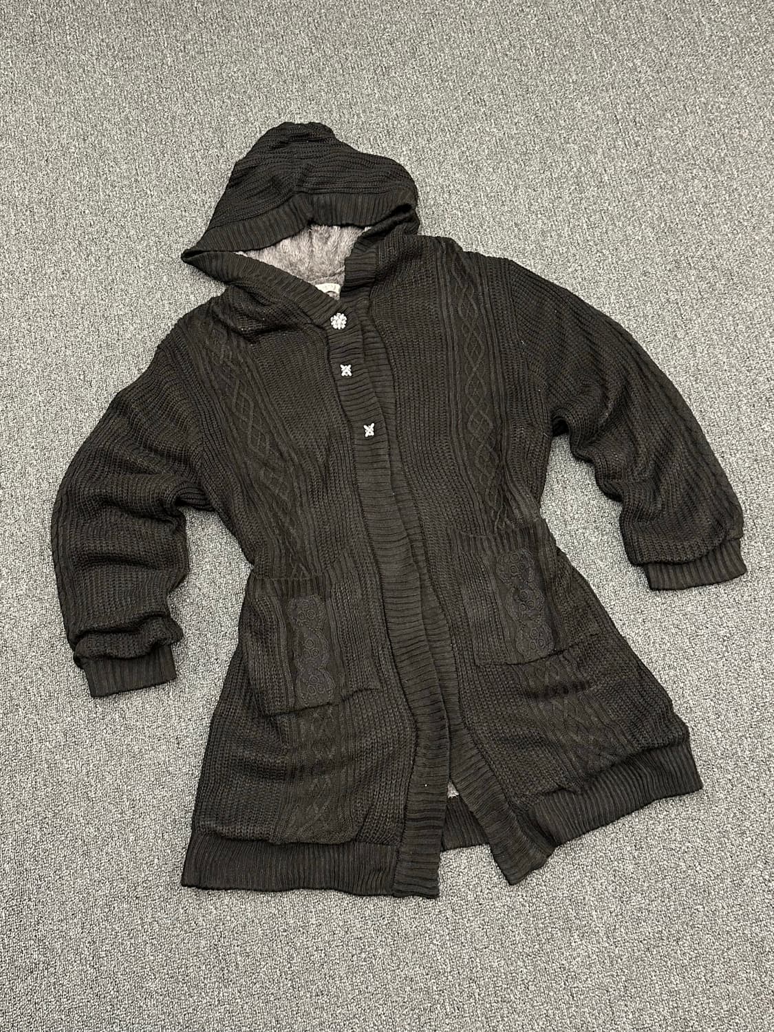 OS)엑시즈팜 y2k 롱 가디건 상품이미지4