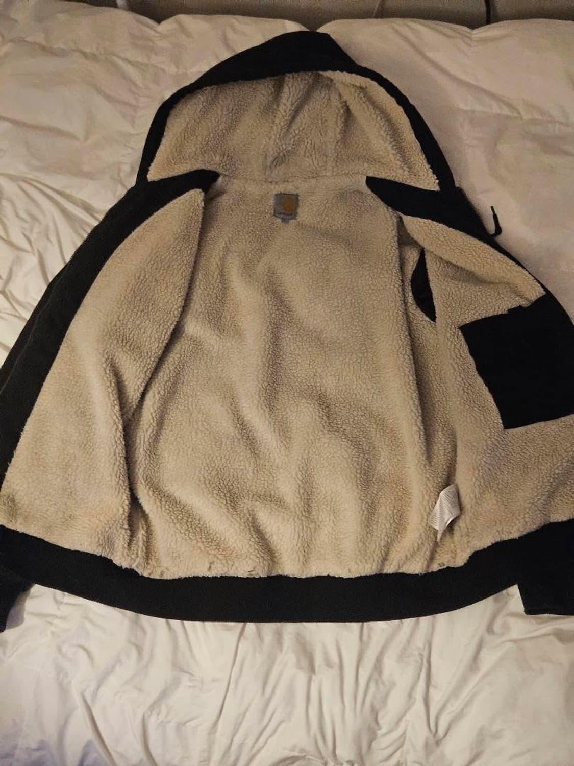 희귀 매물 양털 칼하트 후드집업 상품이미지5