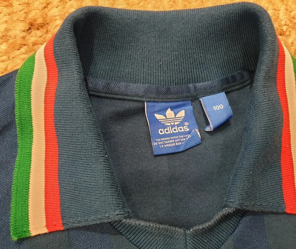 아디다스 이탈리아대표팀  올드 카라 져지 상품이미지8