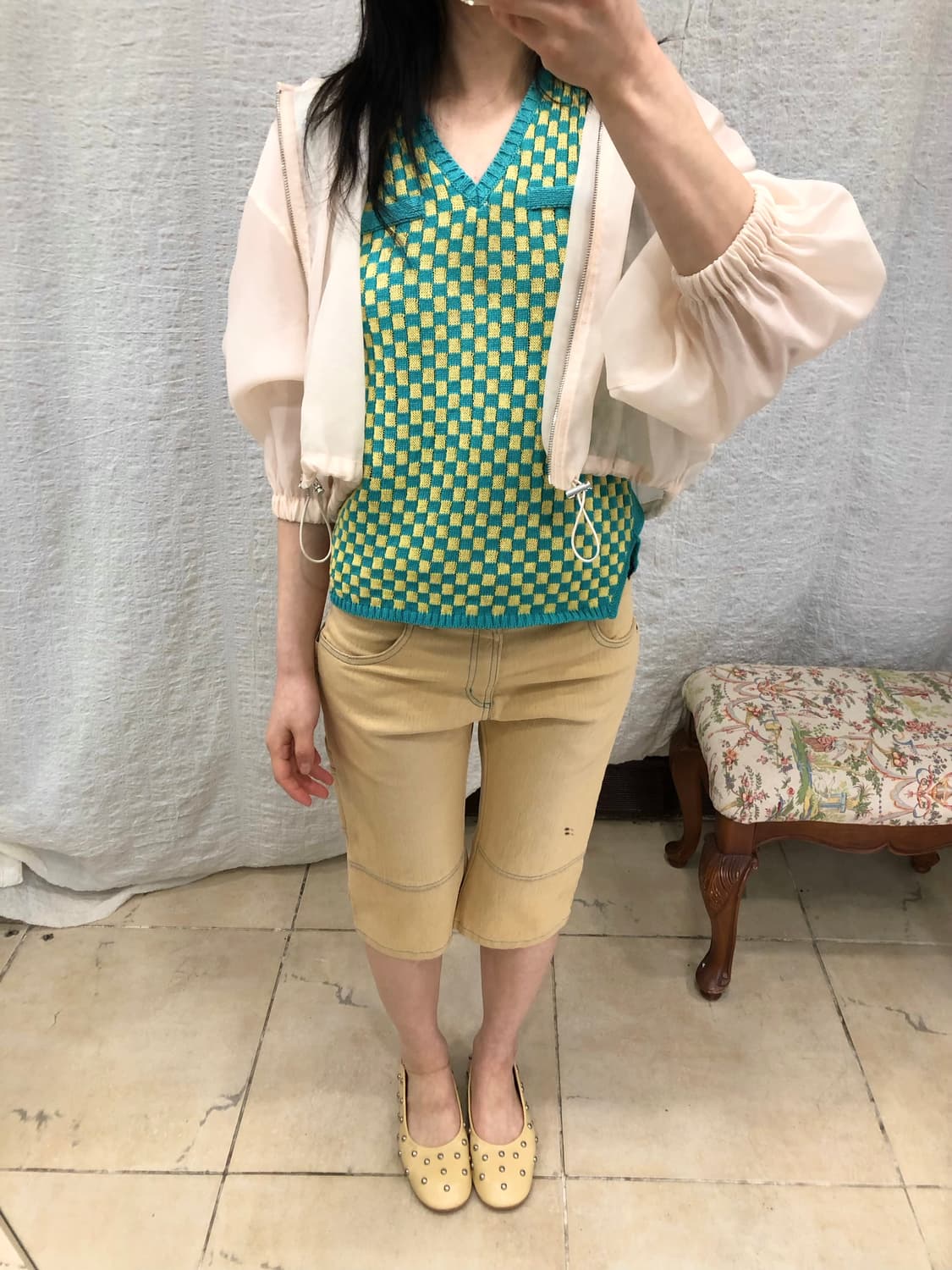 Yellow color pop pants 상품이미지4