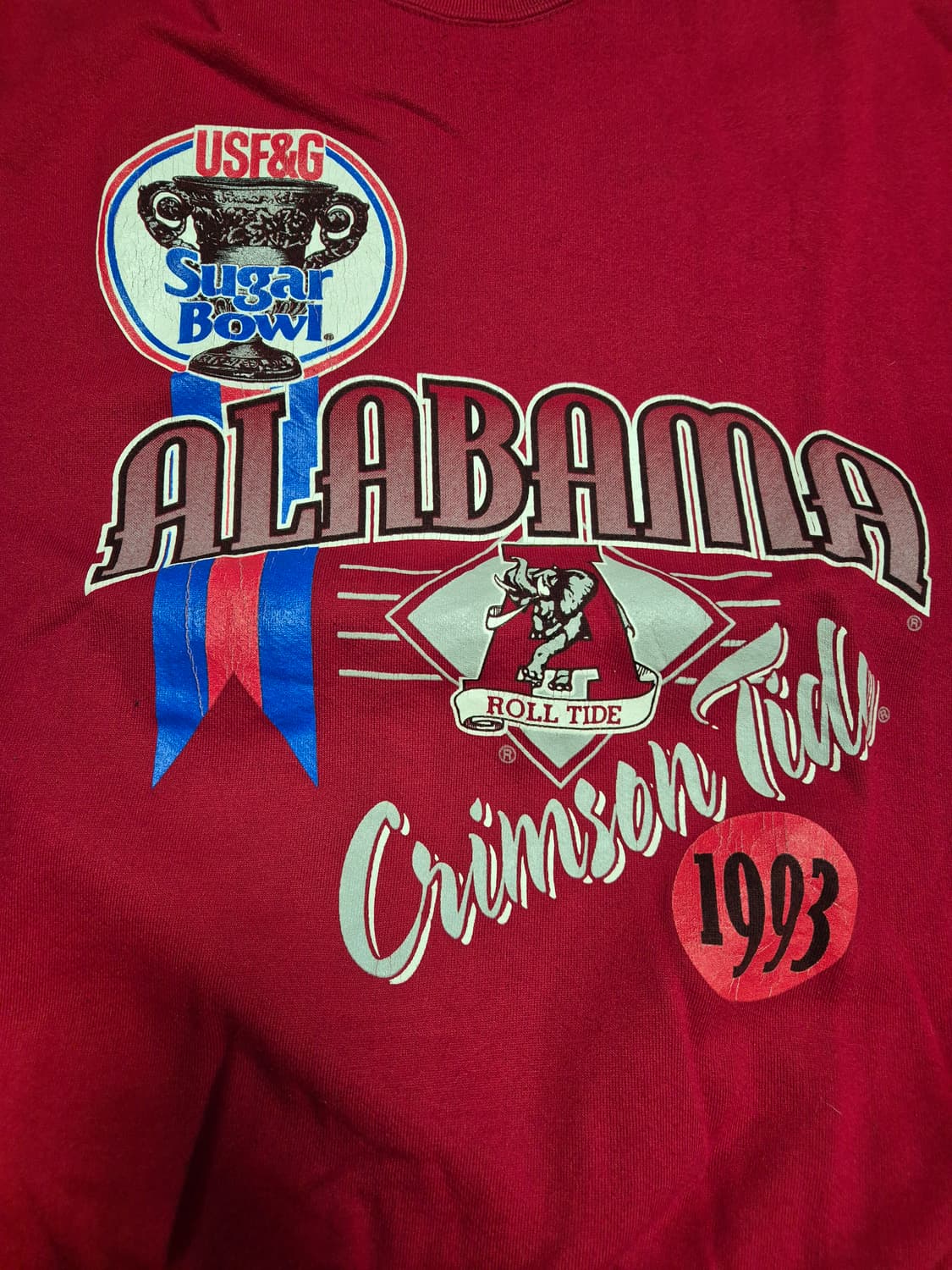 90s 넉멧 빈티지 알바마 맨투맨 상품이미지2