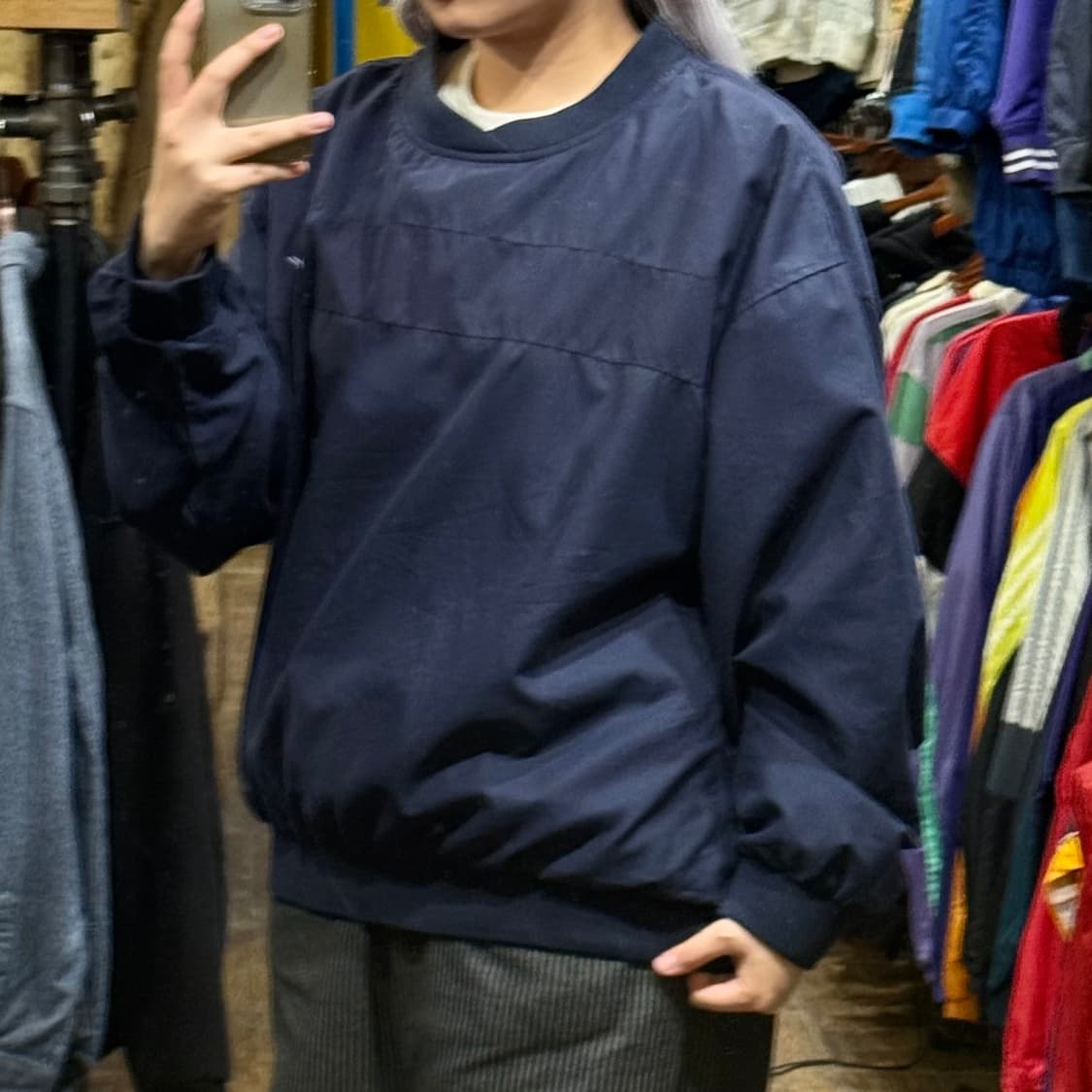 [HI] 나이키 올드스쿨 웜업 네이비  상품이미지4