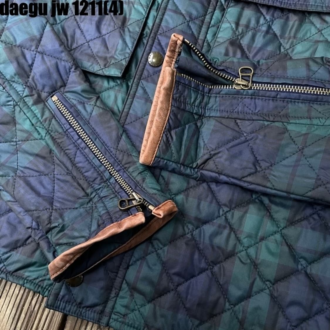 폴로 퀼팅 집업 자켓 S  상품이미지6