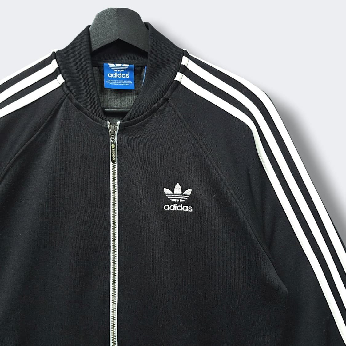 [100] 아디다스 블랙&화이트 오리지널 슈퍼스타 트랙탑 져지 상품이미지3