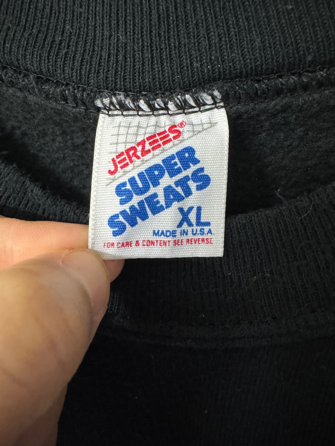 빈티지 90s IBM 오리지널 프로모션 스웻셔츠 맨투맨 블랙 XL 상품이미지3