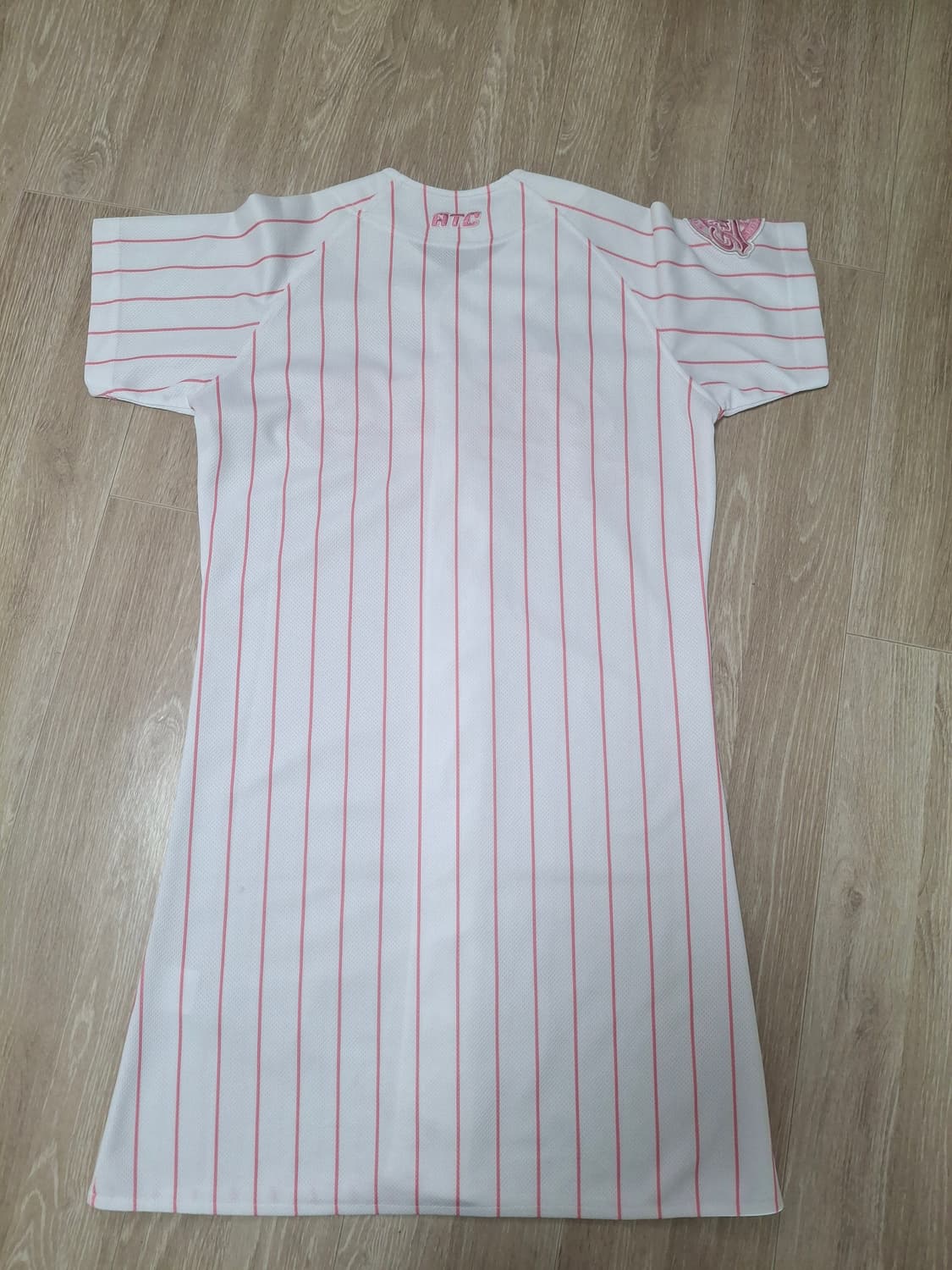 롯데자이언츠 원피스 핑크 스트라이프 85사이즈 유니폼 상품이미지2