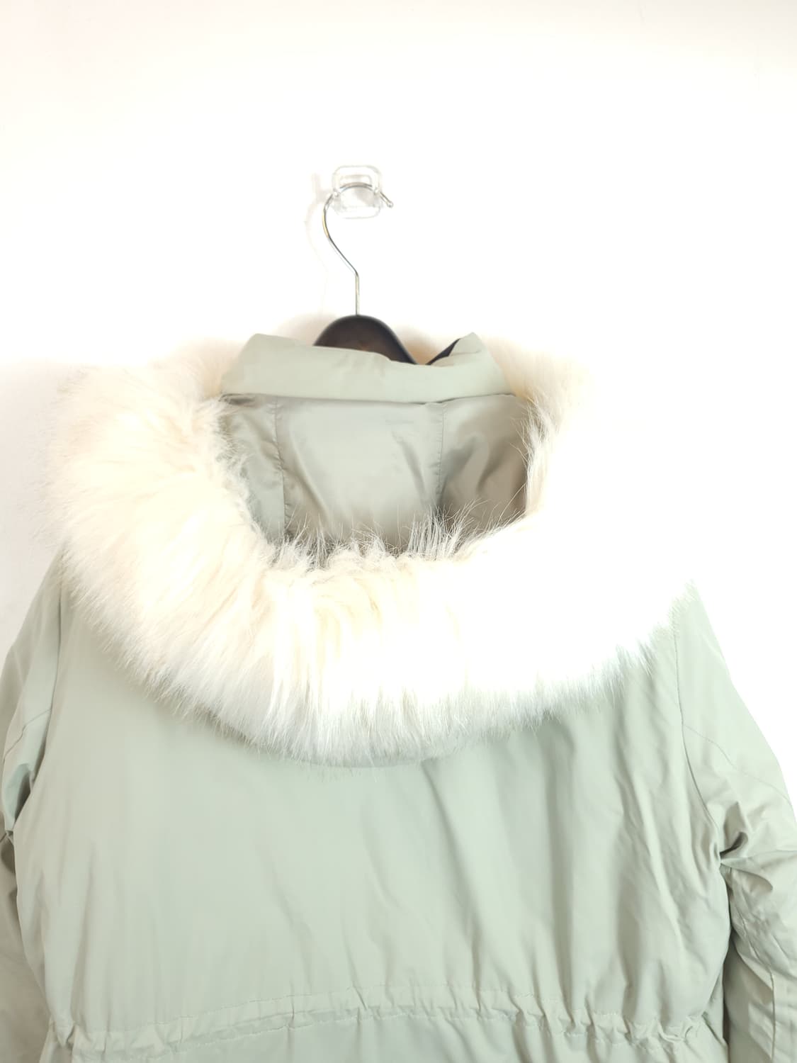 뉴발란스 여성 리버시블 구스롱패딩 90(M) 민트/블랙 상품이미지5