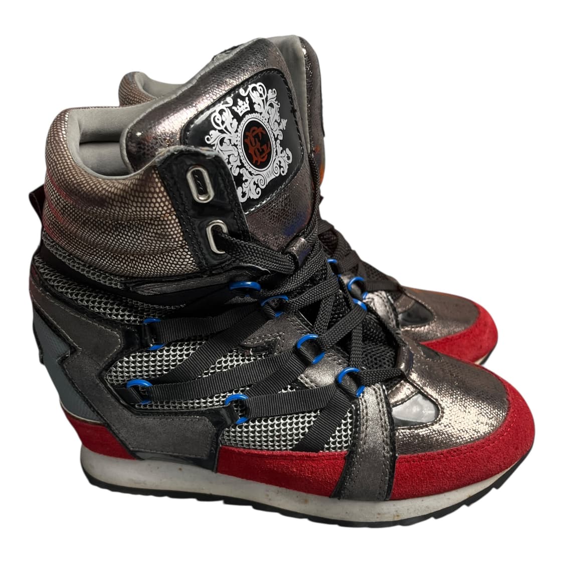 에고이스트 하이탑 스니커즈 레드 상품이미지2