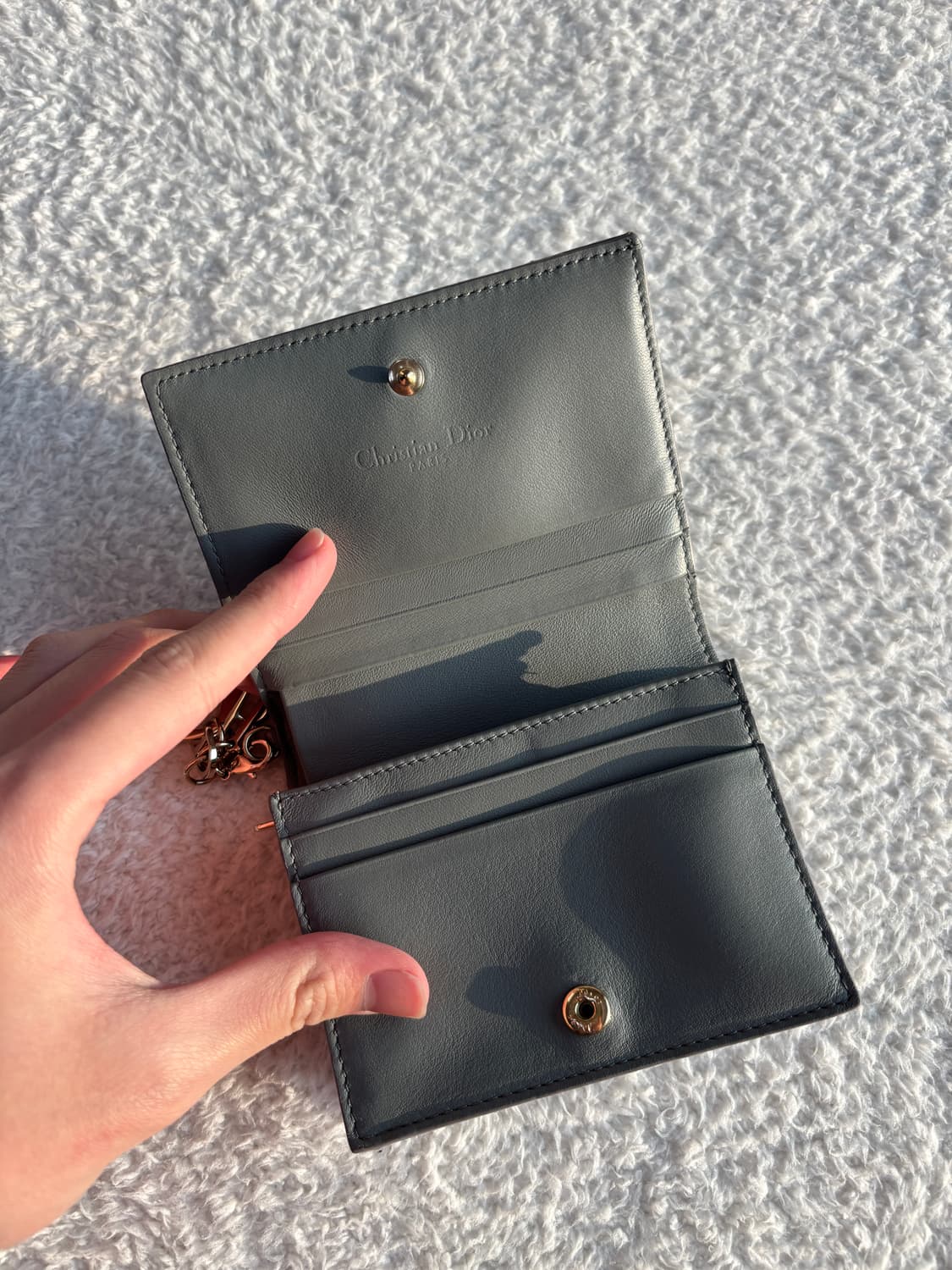 디올 레이디 까나쥬 반지갑 (풀구성) 상품이미지4