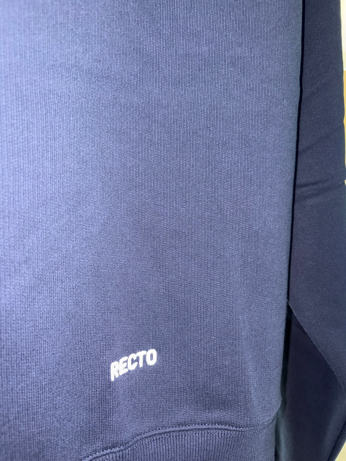 렉토 네이비 스웻셔츠 recto recreation sweatshirt 상품이미지4