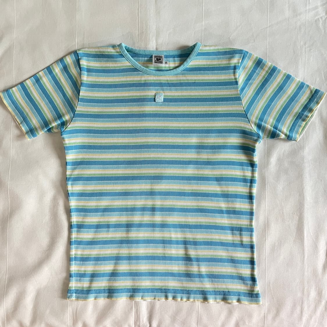 COURREGES Stripe Cotton T-shirt 상품이미지3