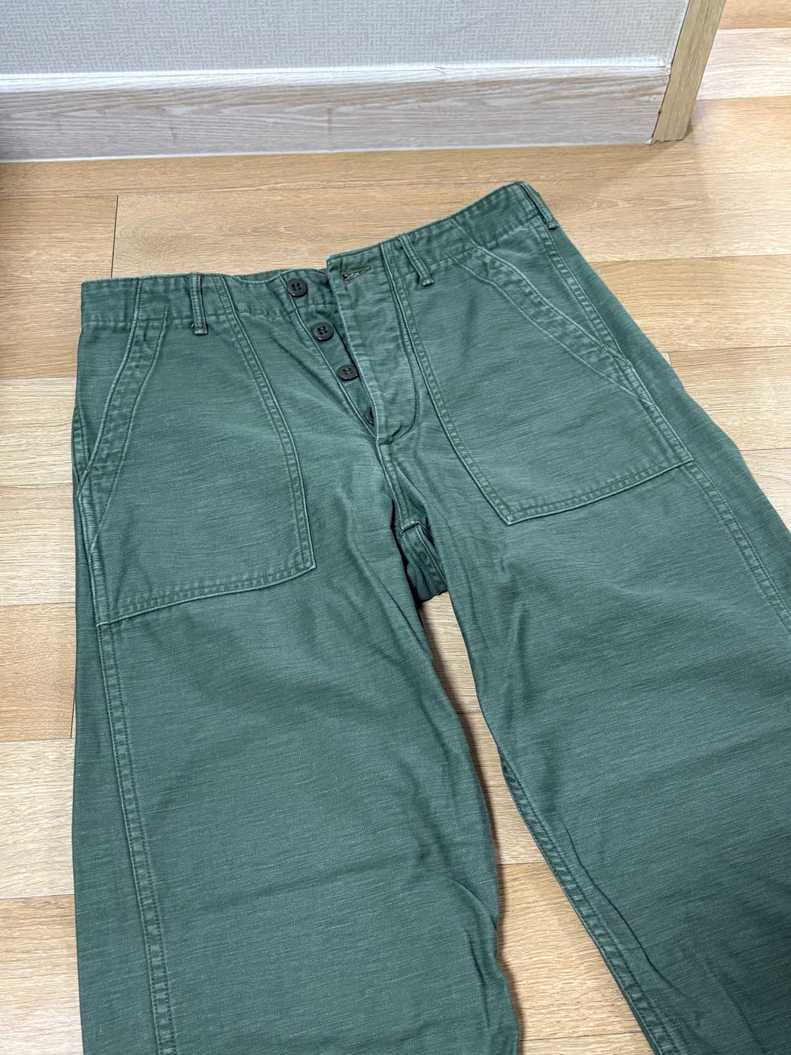 (1)오어슬로우 오리지널핏 퍼티그팬츠 올리브 상품이미지3