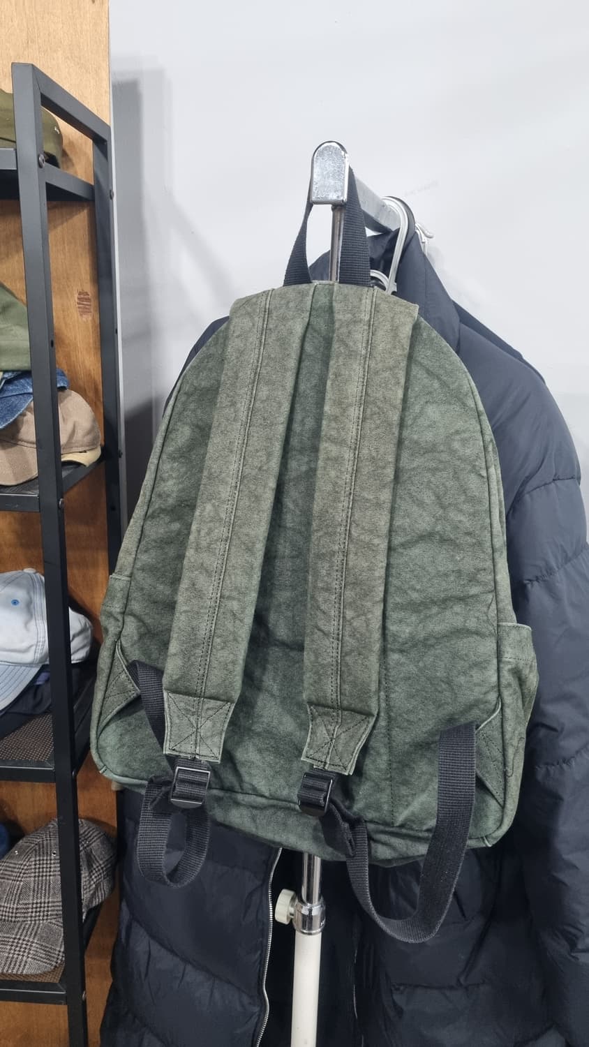 스투시 캔버스 백팩 워시드 블랙 정품(가로32 세로44) 상품이미지4