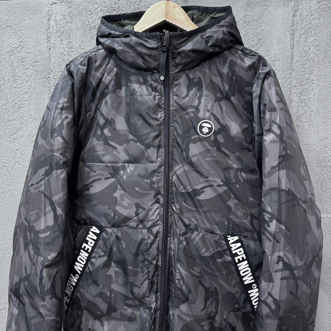 에이프 by 베이프 리버시블 다운 점퍼 (M)   상품이미지2