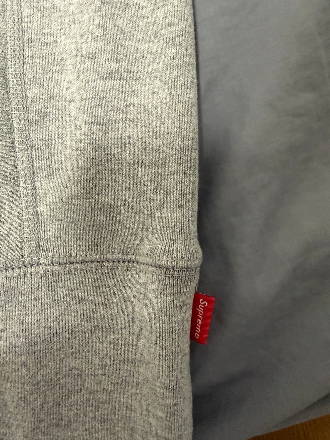 슈프림 19 F/W 델타 로고 후드 그레이 라지 판매 상품이미지4