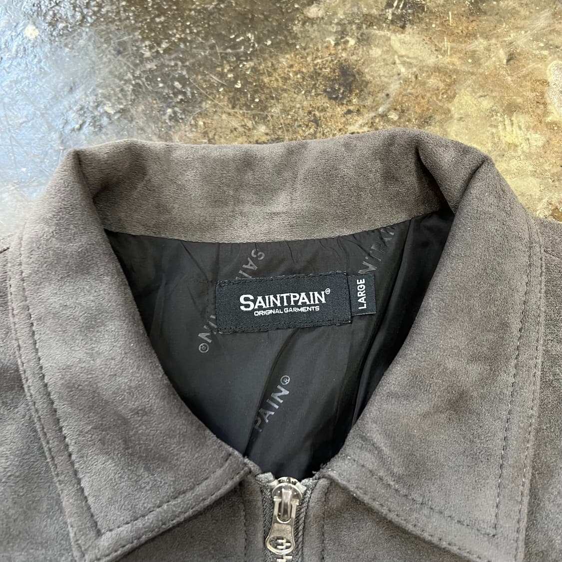 L) 세인트페인 스웨이드 자켓 블루종 점퍼 상품이미지3