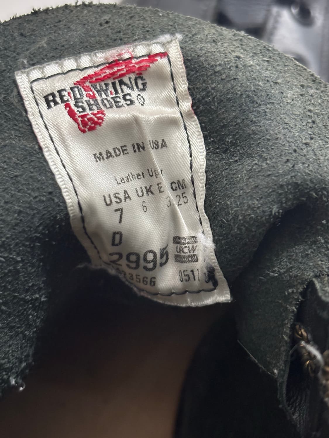 희귀)레드윙 2995 7D 사이즈 워커 부츠 판매합니다 상품이미지3