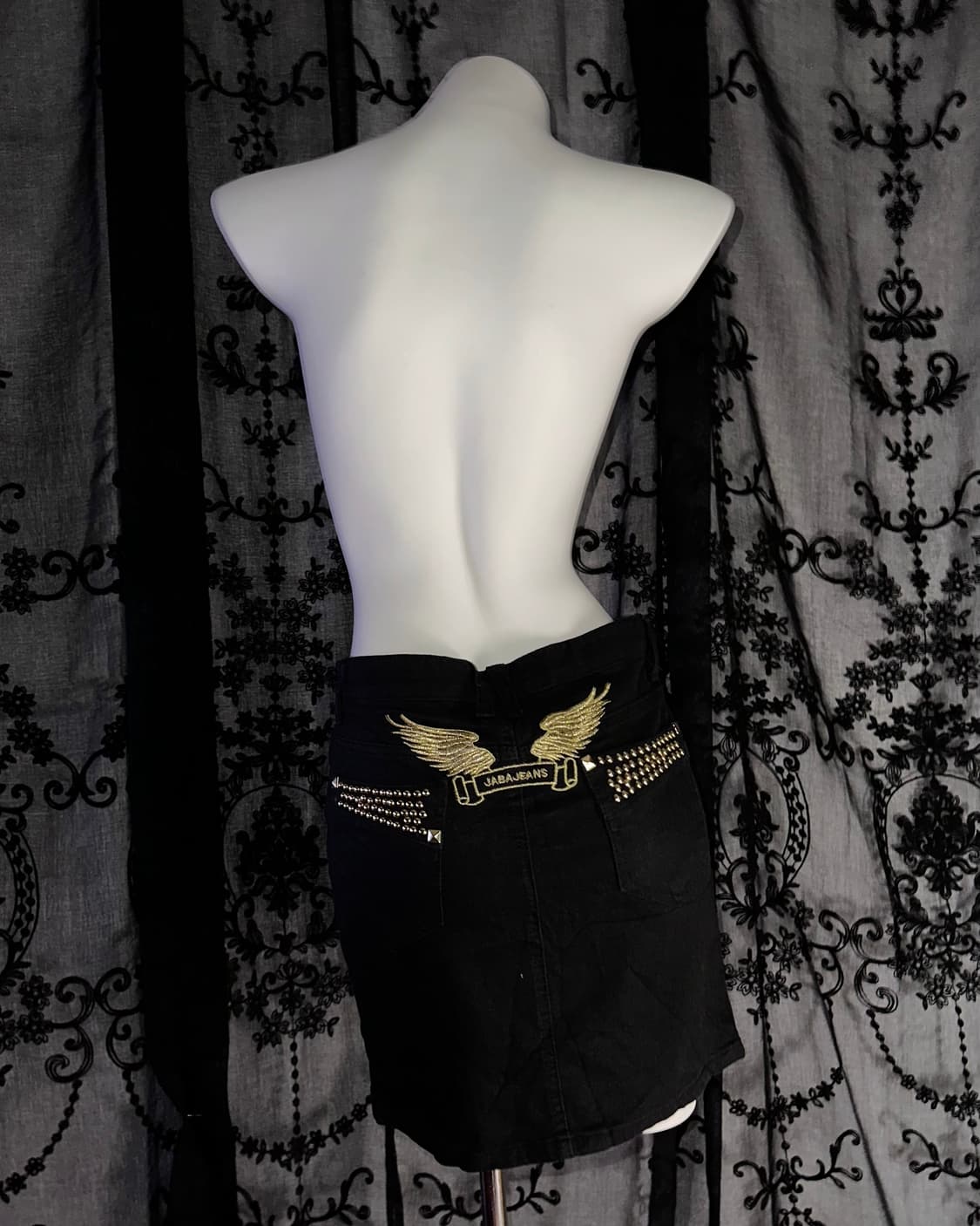 #jabajeans black/gold skirt 상품이미지1