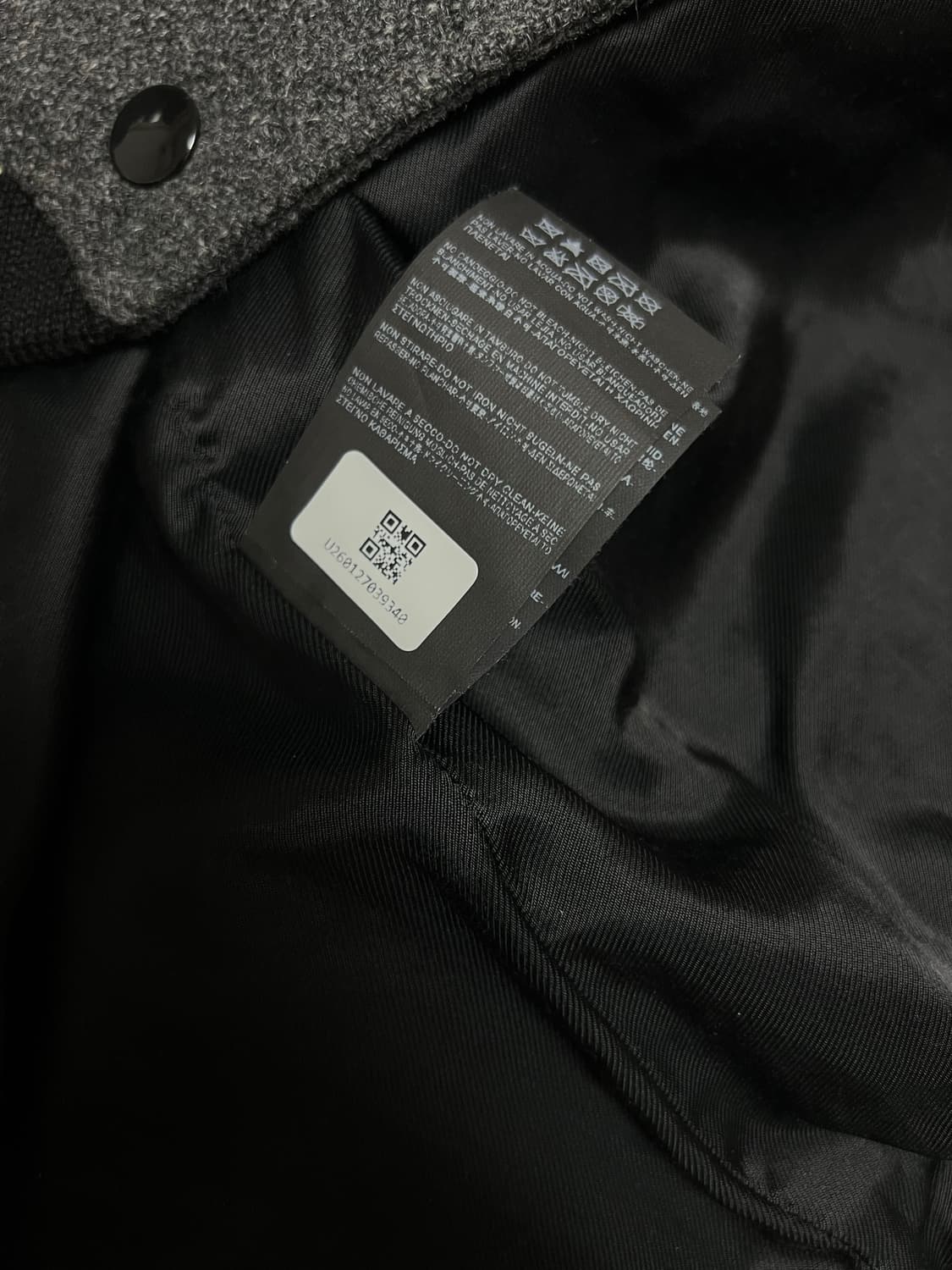 생로랑 14aw 테디자켓 그레이 46 상품이미지4