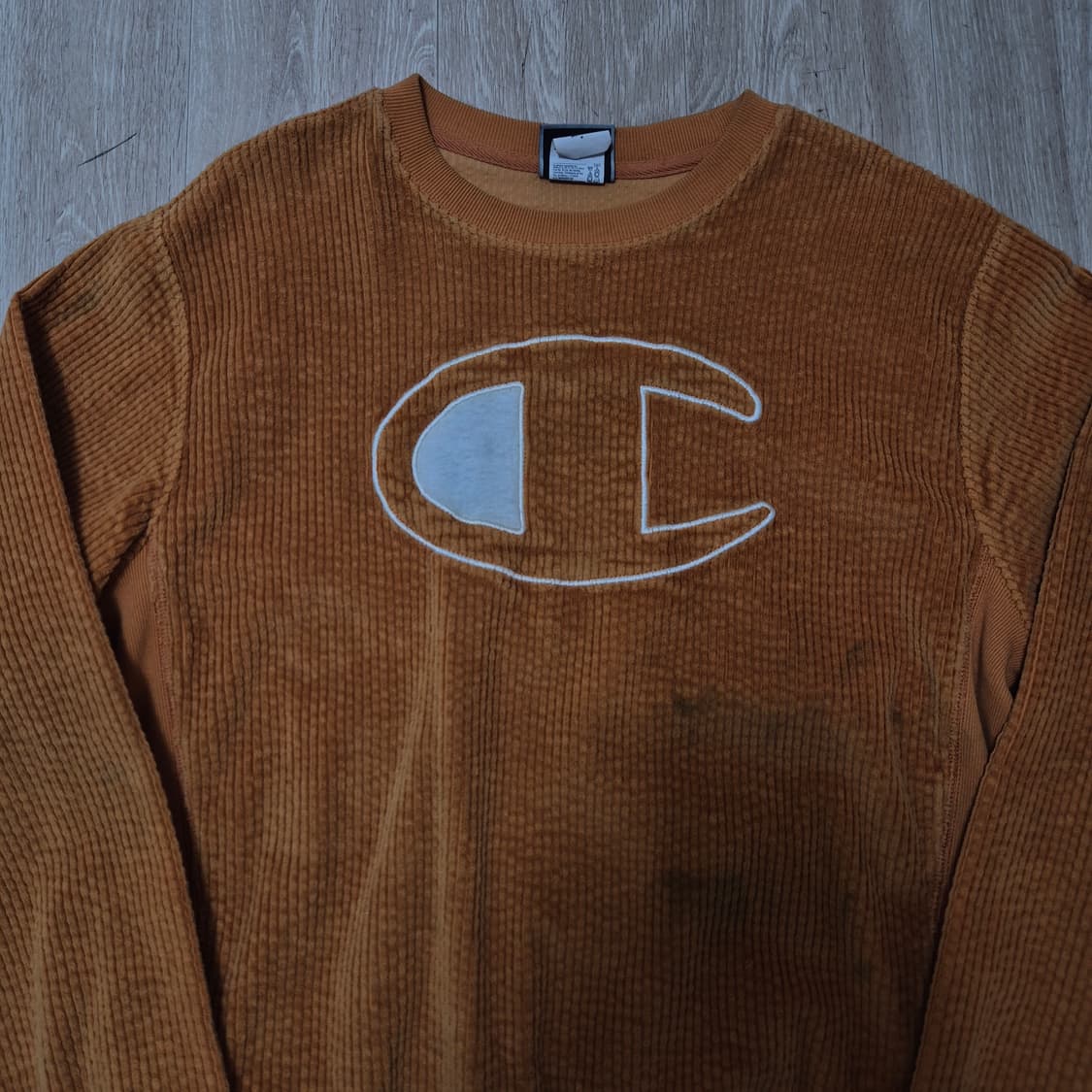 챔피온 USA 오리지널 빅로고 코듀로이 맨투맨 L(100) 상품이미지2