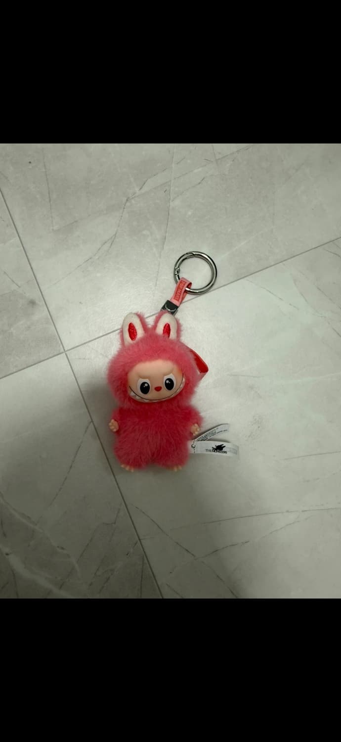 정품 팝마트 라부부 키링 N 핑크 상품이미지1