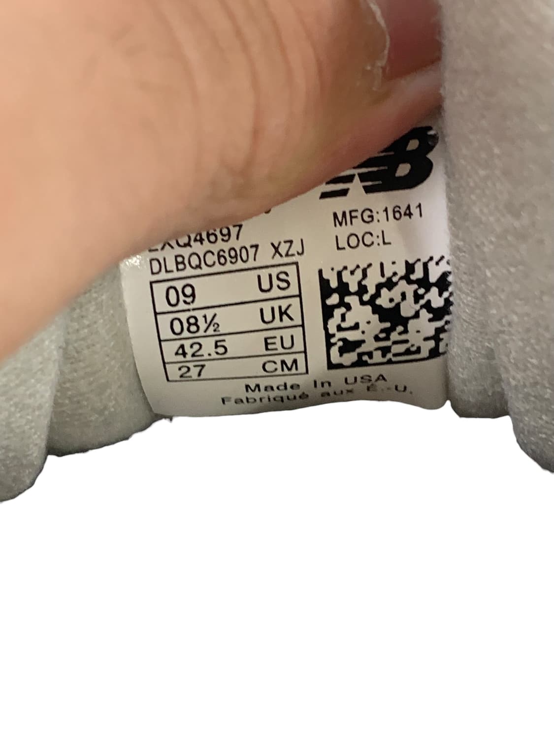 뉴발란스 992 메이드 인 USA 그레이 - D 스탠다드 270 상품이미지10