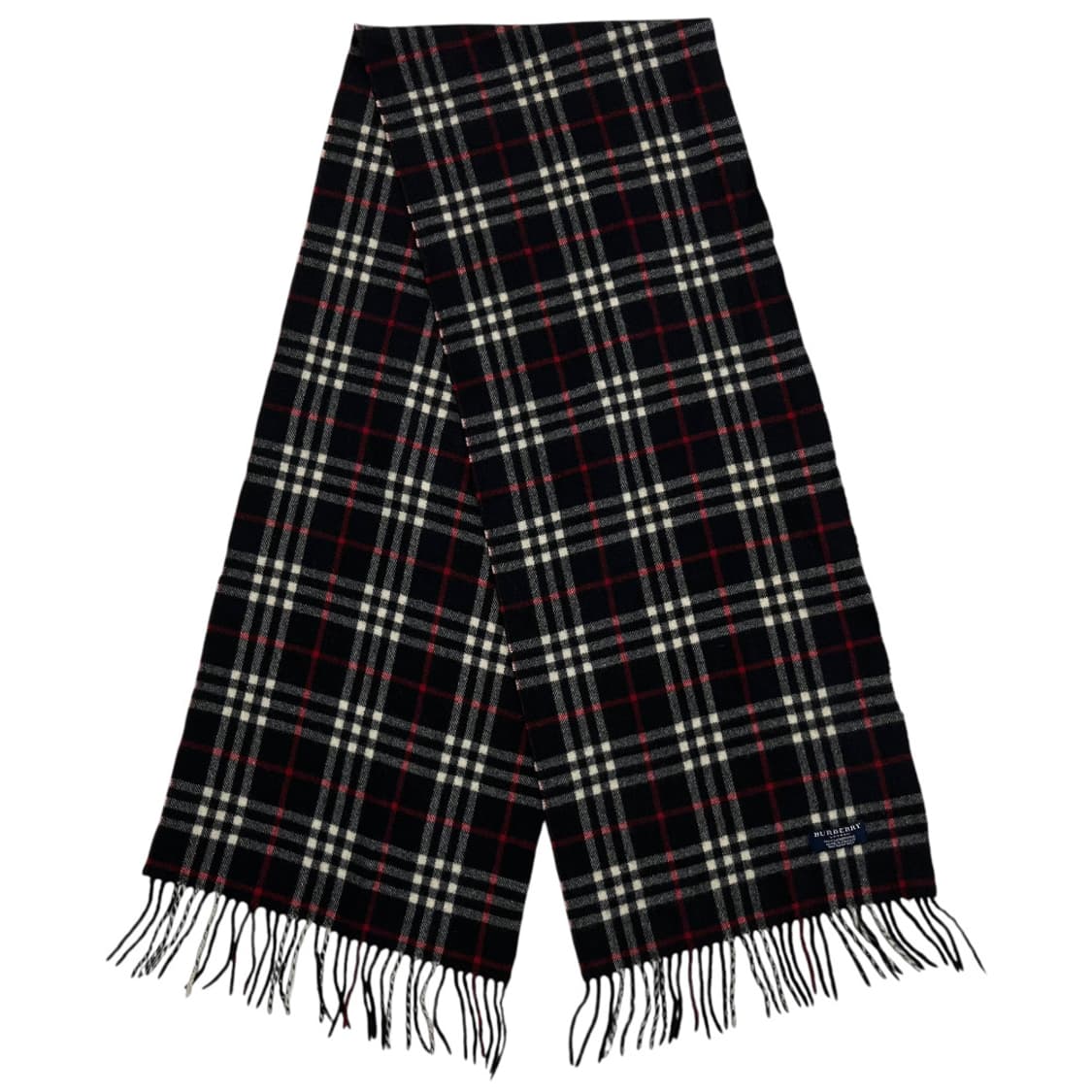 버버리 블랙 노바체크 램스울 머플러 상품이미지3